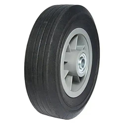 Rubber Wheel, 10-inch, Black Rubber Wheel, 10-inch, Black