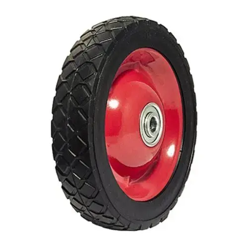 Semi-Pneumatic Offset Wheel, 7" Diameter x 1-1/2" Width, Steel Hub Semi-Pneumatic Offset Wheel, 7" Diameter x 1-1/2" Width, Steel Hub