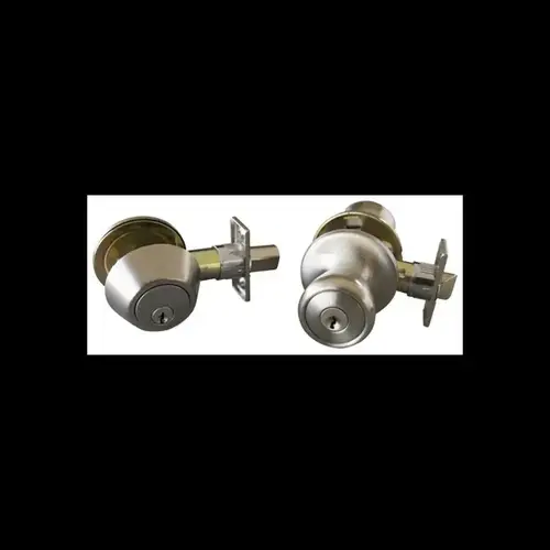 Terrace Entry Door Lockset Combo, Satin Nickel, ANSI Grade 3 Terrace Entry Door Lockset Combo, Satin Nickel, ANSI Grade 3