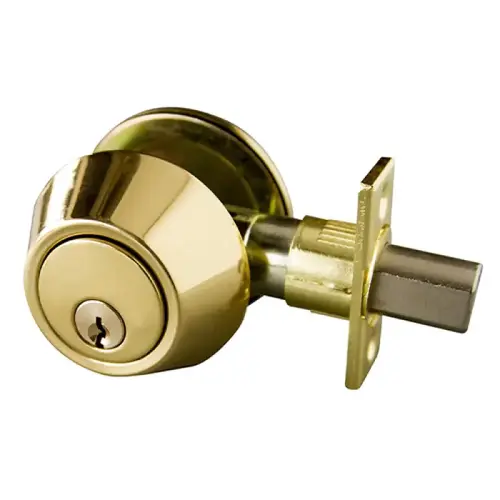 DEADBOLT SINGLECYL PB VP DEADBOLT SINGLECYL PB VP