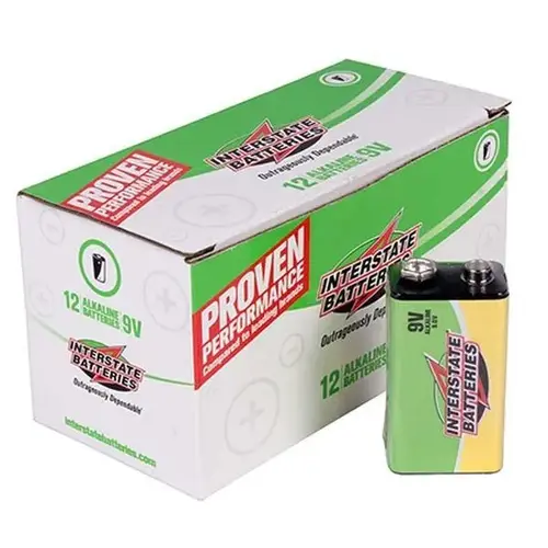 ALKALINE BATTERY 9V 12CT ALKALINE BATTERY 9V 12CT