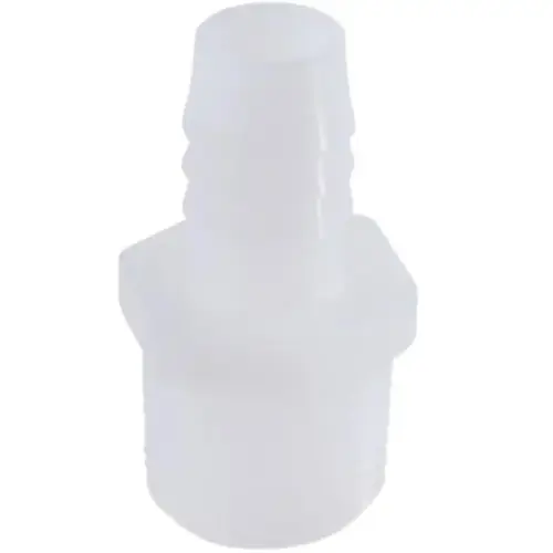 Nylon Male Adapter, 3/8" Barb x 1/2" NPT Nylon Male Adapter, 3/8" Barb x 1/2" NPT