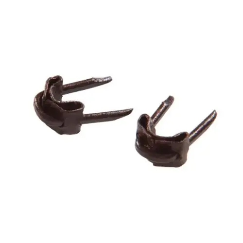 Insulated Cable Staple, Brown, 1/2", Pack of 15 Insulated Cable Staple, Brown, 1/2", Pack of 15