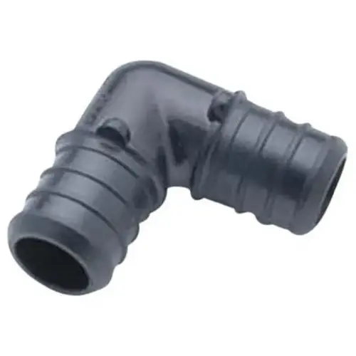 1 Inch Plastic PEX 90-Degree Barb Elbow Fitting 1 Inch Plastic PEX 90-Degree Barb Elbow Fitting