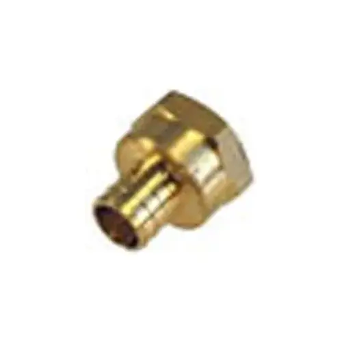 PEX Adapter, 3/4" PEX x 1" Female NPT, Brass PEX Adapter, 3/4" PEX x 1" Female NPT, Brass
