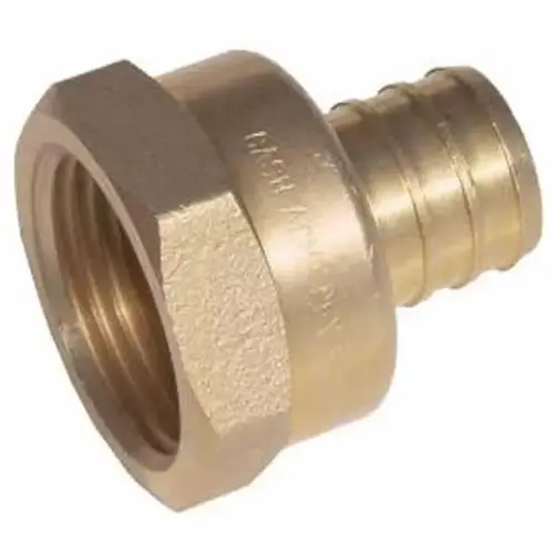 PEX Barb x FNPT Thread Adapter, 1/2" x 1/2", Pack of 25 PEX Barb x FNPT Thread Adapter, 1/2" x 1/2", Pack of 25