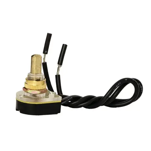PUSHBUTTON ON-OFF SPST- BRASS PUSHBUTTON ON-OFF SPST- BRASS