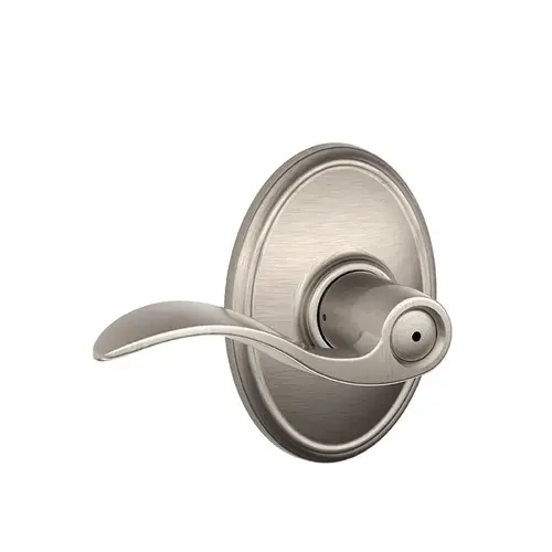 F40 Accent Lever Privacy Lock with Wakefield Trim Satin Nickel F40 Accent Lever Privacy Lock with Wakefield Trim Satin Nickel