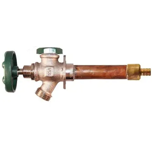 Anti-Siphon Frost-Proof Wall Hydrant, 1/2" PEX Inlet, 12" Length, Quarter Turn Anti-Siphon Frost-Proof Wall Hydrant, 1/2" PEX Inlet, 12" Length, Quarter Turn