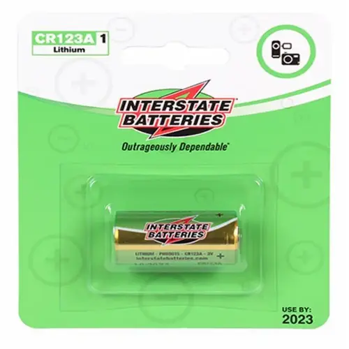 BATTERY LITHIUM CR123A 3 VOLT BATTERY LITHIUM CR123A 3 VOLT