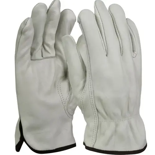 Thermal Lined Grain Leather Driver Work Gloves, XL Thermal Lined Grain Leather Driver Work Gloves, XL