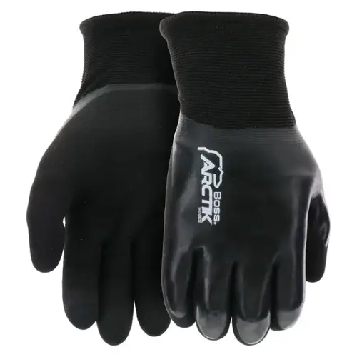 Arctik Water Resistant Lined Work Gloves, Black, Large Arctik Water Resistant Lined Work Gloves, Black, Large