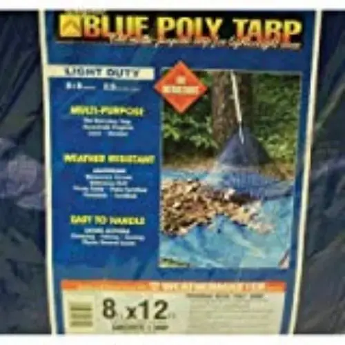 8 X 12 FT BLUE TARP 8 X 12 FT BLUE TARP
