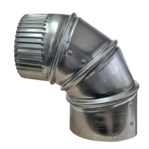 4IN STANDARD ADJUSTABLE ELBOW ALUM .0 4IN STANDARD ADJUSTABLE ELBOW ALUM .0