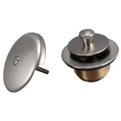 Roller Ball Stop Bath Drain Trim Kit, Brushed Nickel Roller Ball Stop Bath Drain Trim Kit, Brushed Nickel