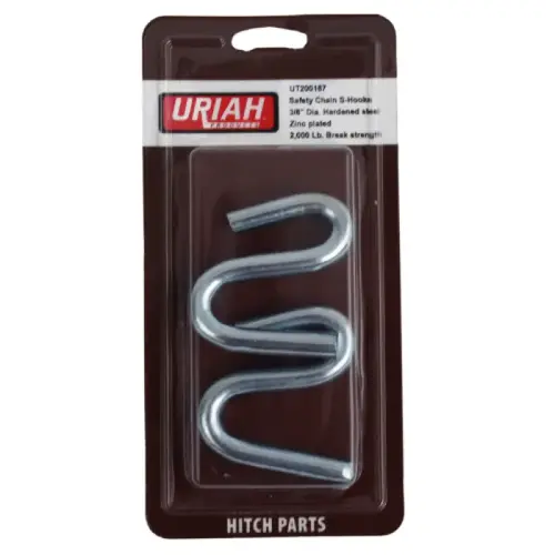 S Hook for 3/16" Chain, Pack of 2 S Hook for 3/16" Chain, Pack of 2