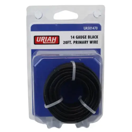 Automotive Primary Wire, 14 Gauge, Black, 20 ft Automotive Primary Wire, 14 Gauge, Black, 20 ft