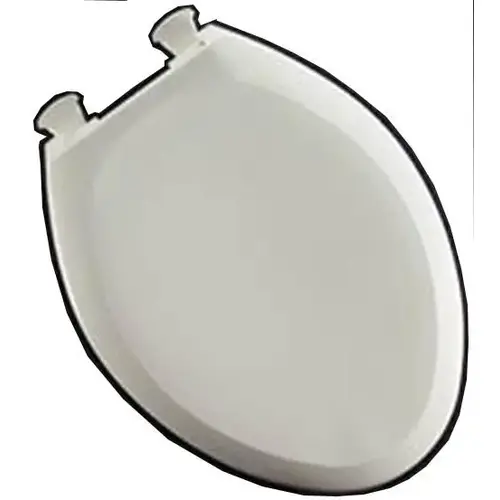 Elongated Closed Front Toilet Seat, Affinity Series, Whisper-Close, White Elongated Closed Front Toilet Seat, Affinity Series, Whisper-Close, White