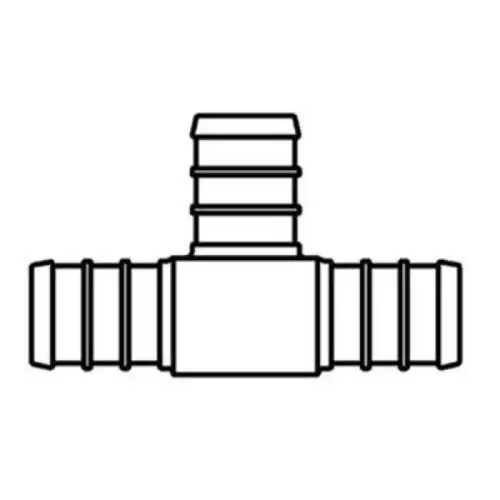 PEX INSERT BRASS TEE NL 1 PEX INSERT BRASS TEE NL 1