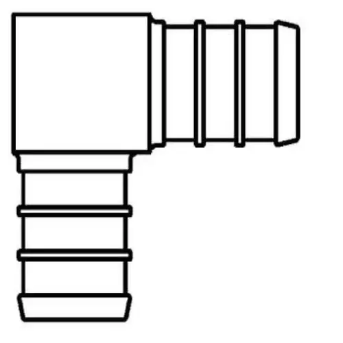 PEX INSERT BR 90 ELBOW NL 1/2 PEX INSERT BR 90 ELBOW NL 1/2