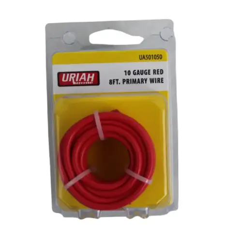 Primary Wire, 10 GA, Red, 8 ft Primary Wire, 10 GA, Red, 8 ft