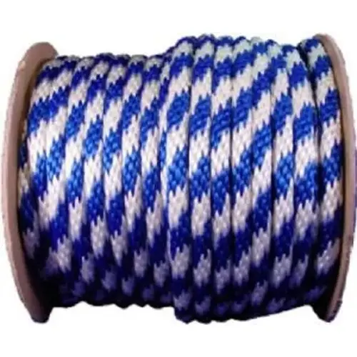 Derby Solid Braid Multi-filament Polypropylene Rope, 3/8" Diameter, 300' Derby Solid Braid Multi-filament Polypropylene Rope, 3/8" Diameter, 300'