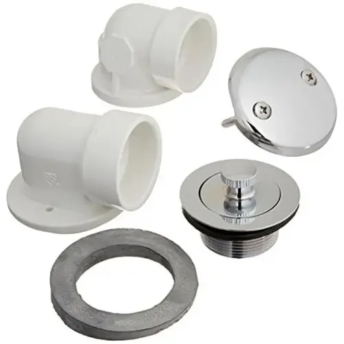 STD PVC 1/2 KT W/CHR PLATED LIFT & TURN STD PVC 1/2 KT W/CHR PLATED LIFT & TURN