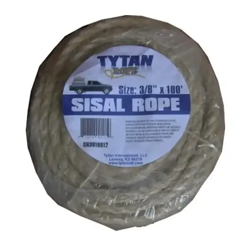 Sisal Rope, 1/2 inch x 50 foot, Mini Coil Sisal Rope, 1/2 inch x 50 foot, Mini Coil