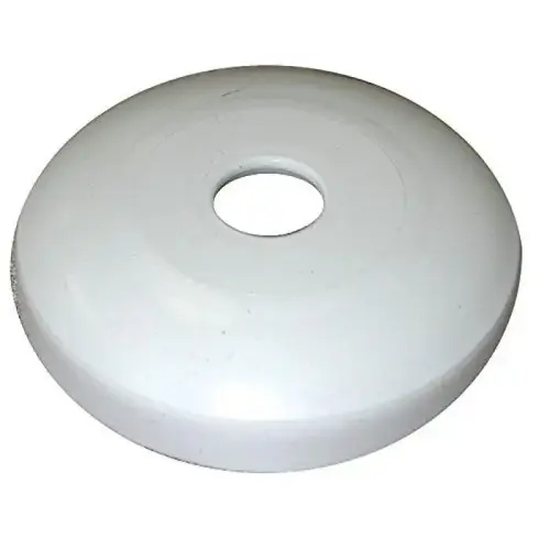 1-1/2" IPS LOW PATTERN WH POLY ESCUTCHN 1-1/2" IPS LOW PATTERN WH POLY ESCUTCHN