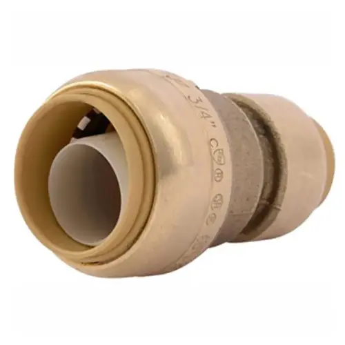 Push-to-Connect Reducing Coupling, 1/2" x 3/4" Push-to-Connect Reducing Coupling, 1/2" x 3/4"