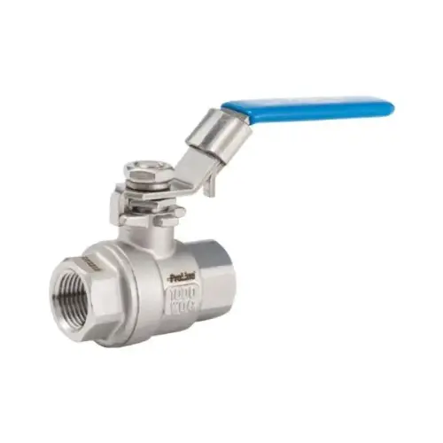 7690 Series Ball Valve, 3/8" FIP, Stainless Steel 7690 Series Ball Valve, 3/8" FIP, Stainless Steel