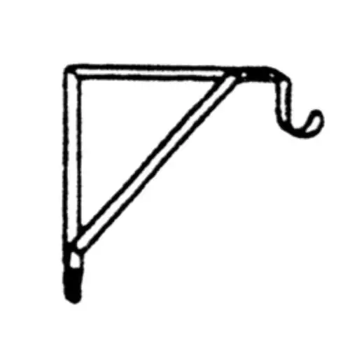 SHELF/ROD SUPPORT HVY DUTY WHITE SHELF/ROD SUPPORT HVY DUTY WHITE