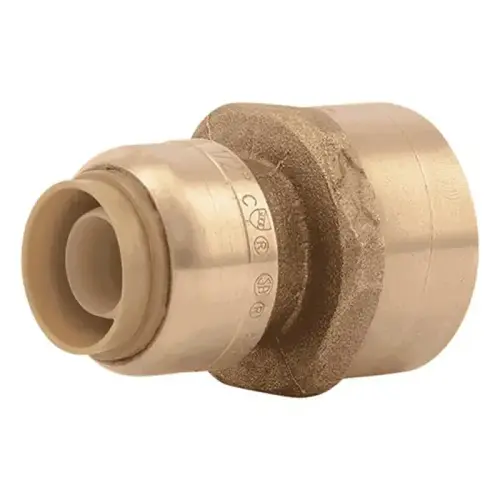 Push-to-Connect Adapter, 1/2" x 3/4" Female NPT Push-to-Connect Adapter, 1/2" x 3/4" Female NPT