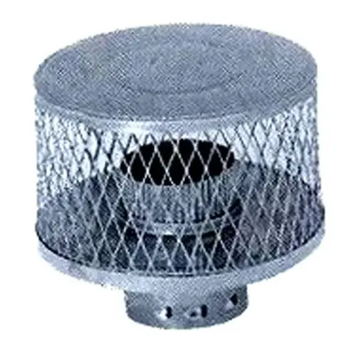 Pellet Vent Rain Cap, Vertical, 3-inch, Stainless Steel Pellet Vent Rain Cap, Vertical, 3-inch, Stainless Steel