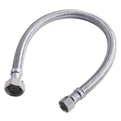 3/8 X 1/2FIP X 16" STNSTL FAUCET SPLYLN 3/8 X 1/2FIP X 16" STNSTL FAUCET SPLYLN