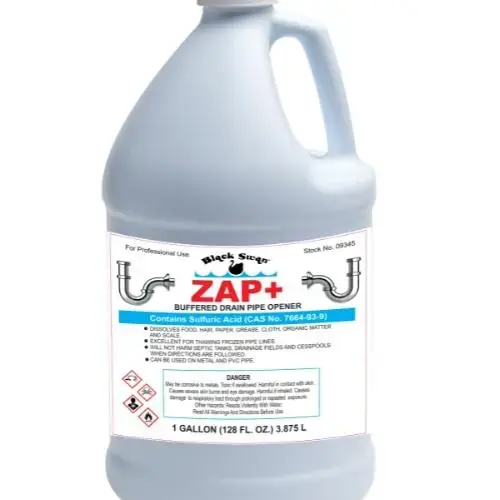 ZAP+ DRAIN OPENER 128 OZ GALLON ZAP+ DRAIN OPENER 128 OZ GALLON