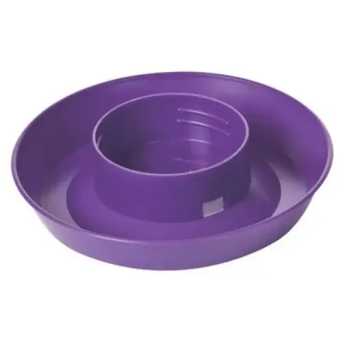 Screw-On Poultry Waterer Base, 1-Quart, Purple, 6" Diameter Screw-On Poultry Waterer Base, 1-Quart, Purple, 6" Diameter