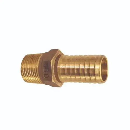 Brass Reducing Male Adapter, 1-1/4" NPT Male x 1" NPT Female Brass Reducing Male Adapter, 1-1/4" NPT Male x 1" NPT Female