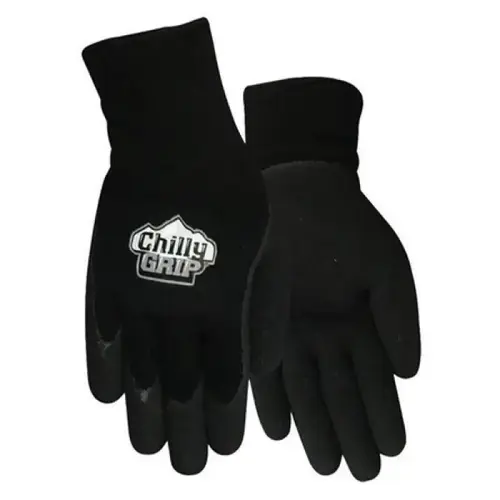 Chilly Grip Thermal Foam Latex Palm Work Glove, Black, XL Chilly Grip Thermal Foam Latex Palm Work Glove, Black, XL