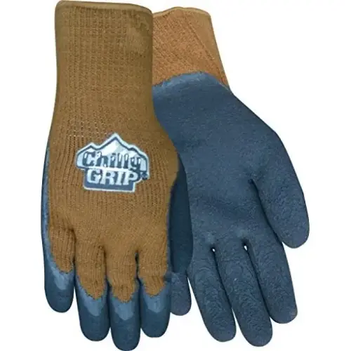 Chilly Grip Foam Latex Thermal Lined Work Glove, Brown, Large Chilly Grip Foam Latex Thermal Lined Work Glove, Brown, Large