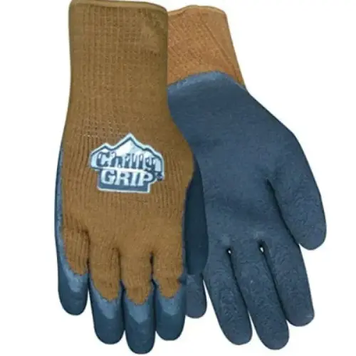 Chilly Grip Thermal Foam Latex Work Glove, Brown, XL Chilly Grip Thermal Foam Latex Work Glove, Brown, XL