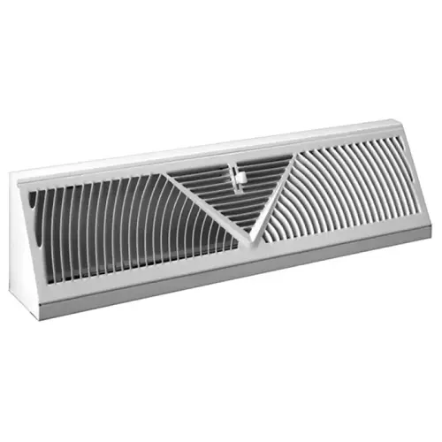 18" White Perimeter Baseboard Diffuser 18" White Perimeter Baseboard Diffuser