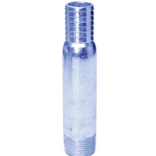Venturi Male Adapter, Galvanized Steel, 1-1/4" x 6" Venturi Male Adapter, Galvanized Steel, 1-1/4" x 6"