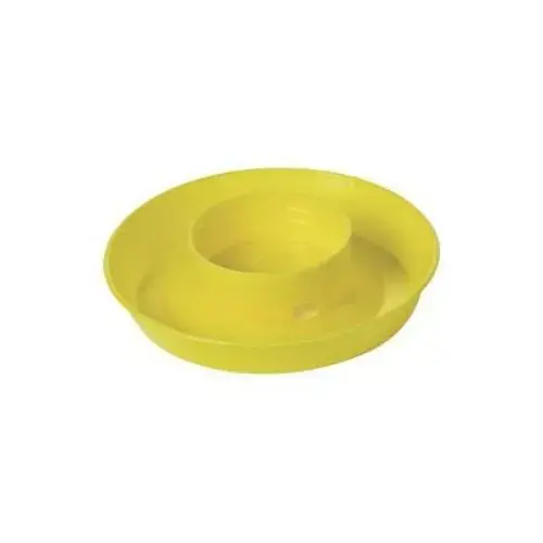 1-Quart Screw-On Poultry Waterer Base, Yellow 1-Quart Screw-On Poultry Waterer Base, Yellow