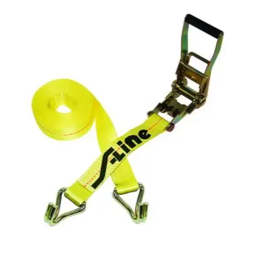 2 inch x 15 foot Ratchet Tie-Down Strap with J-Hooks 2 inch x 15 foot Ratchet Tie-Down Strap with J-Hooks