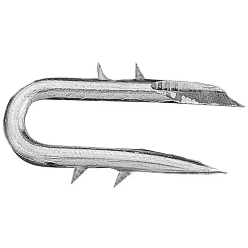 LOCK STAPLE 1-1/2INX9GA GALV 50LB LOCK STAPLE 1-1/2INX9GA GALV 50LB