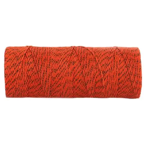 #18 X 500 FT 8 OZ BLACK/ORNG BRAIDED NYLON #18 X 500 FT 8 OZ BLACK/ORNG BRAIDED NYLON