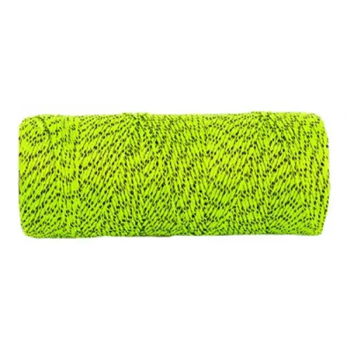 #18 X 500 FT 8 OZ BLACK/LIME BRAIDED NYLON #18 X 500 FT 8 OZ BLACK/LIME BRAIDED NYLON