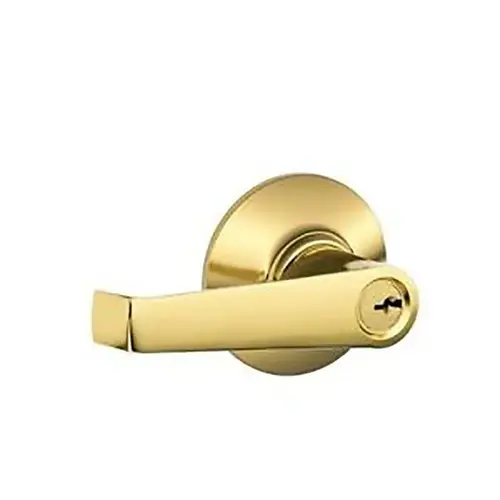 Elan Lever Keyed Entry Lock C Keyway with 16211 Latch and 10063 Strike Lifetime Brass Finish Elan Lever Keyed Entry Lock C Keyway with 16211 Latch and 10063 Strike Lifetime Brass Finish