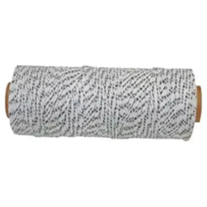 Mjj Brands #18 X 500 FT 8 OZ BLACK/WHTE BRAIDED NYLON BON501